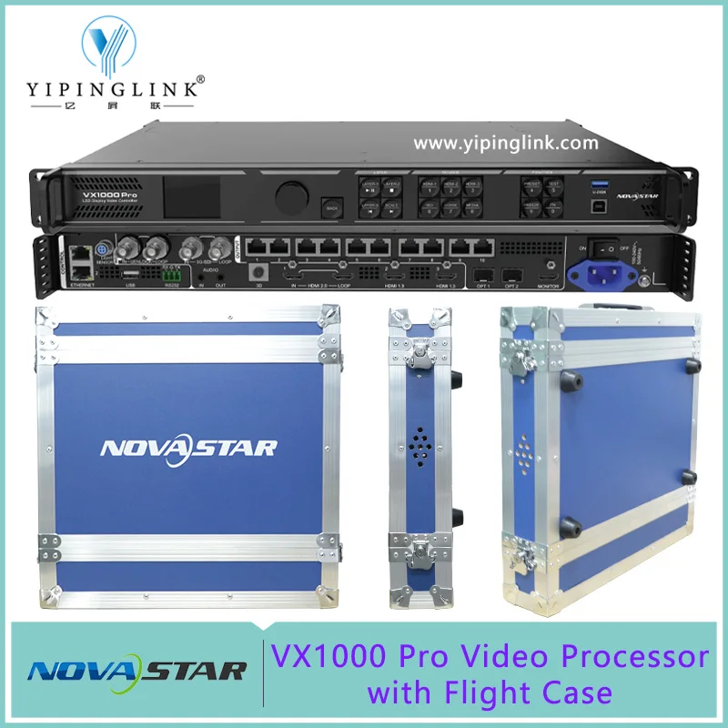 Novastar 4K Video Processor  VX1000 Pro All-in-One Controller with Flight Case