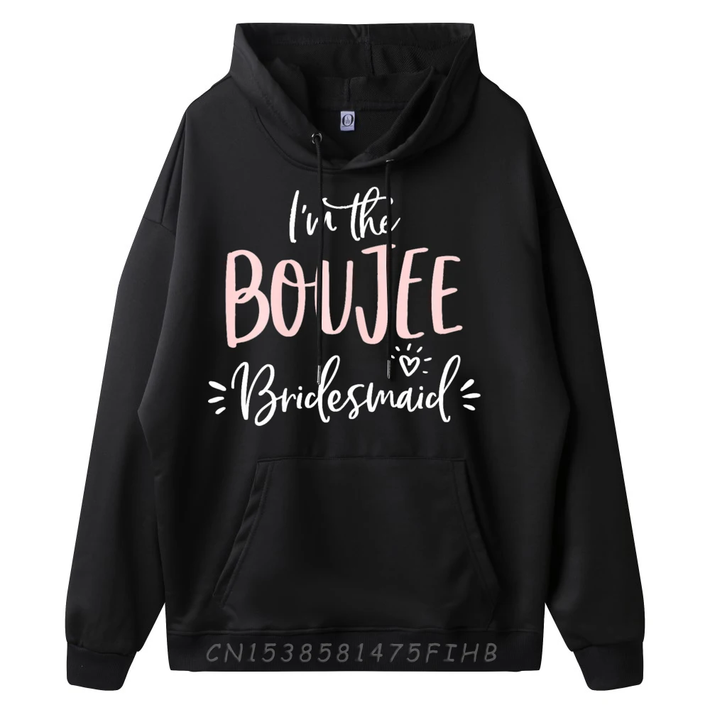 الكلاسيكية رجل البلوز Boujee وصيفه الشرف تي شيرت مضحك مطابقة هوديس مطبوعة كم طويل هوديس عادية الياقة المستديرة