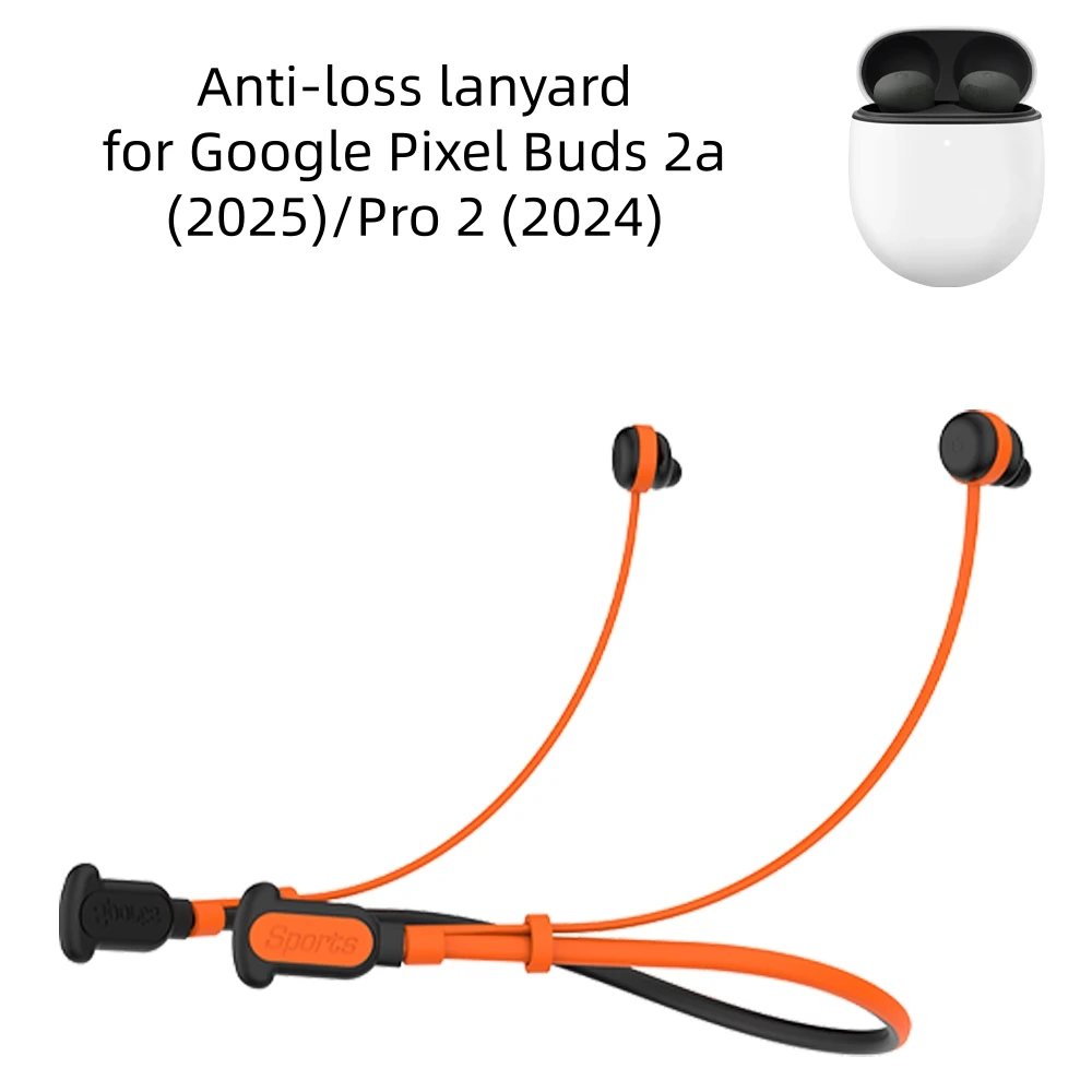 Anti-Lost Strap for Google Pixel Buds 2a/Pro 2 Headphone Holder Rope Sweat-Proof Earphone Neck Strap Sports Lanyard
