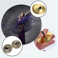 Miwayer 4PCS Mini Copper Finger Cymbals Belly Dance Hand Cymbals Musical Instrument ,Dancing & Performances Instrument 6