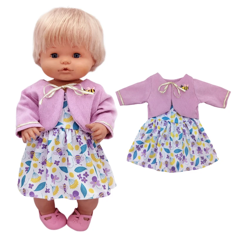 doll clothes Nenuco pink pajama set Ropa y su Hermanita 17 inch baby doll sister clothing