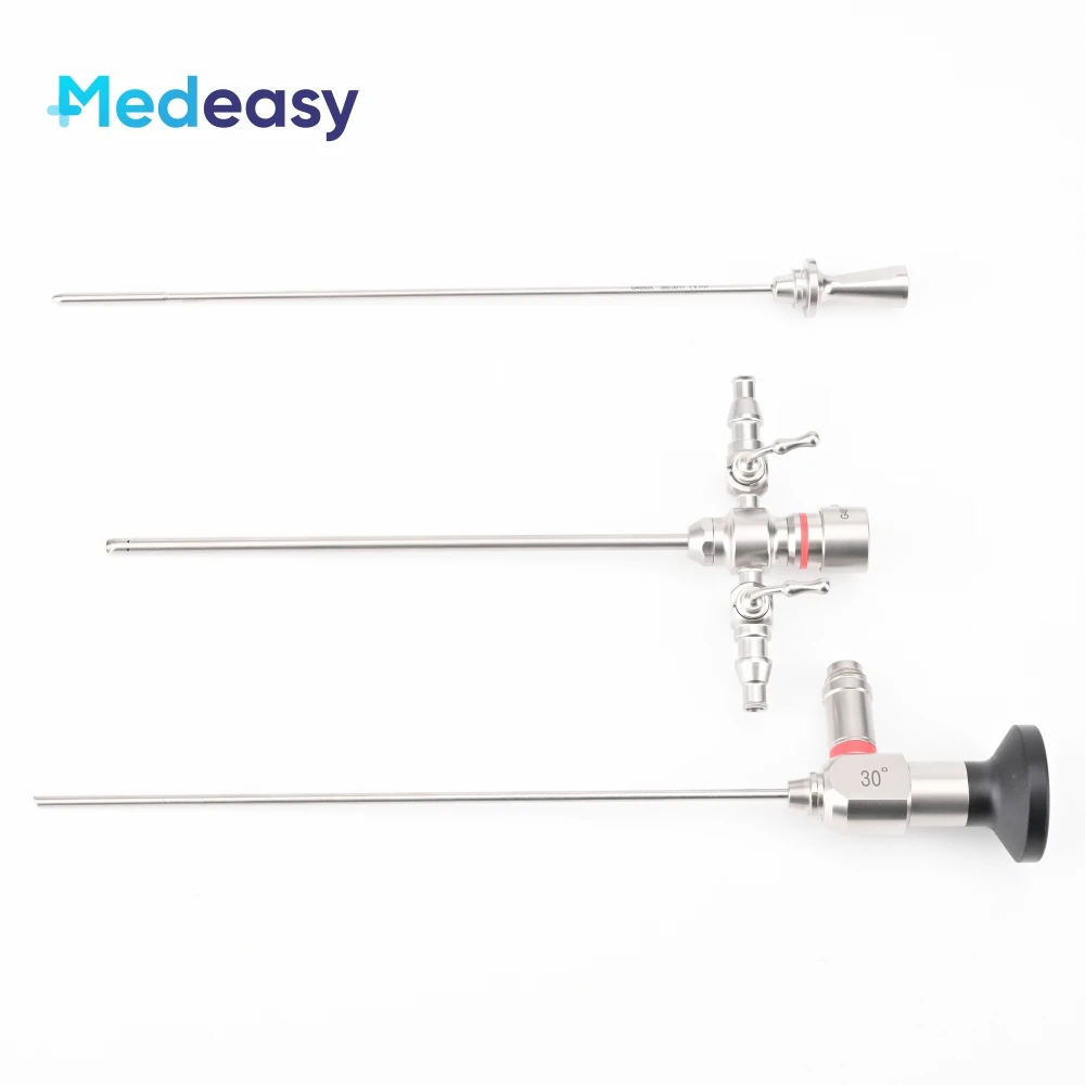 

Rigid Arthroscope 2.7mm Set with Sheath Arthroscopic Endoscope Instruments for Arthroscopy