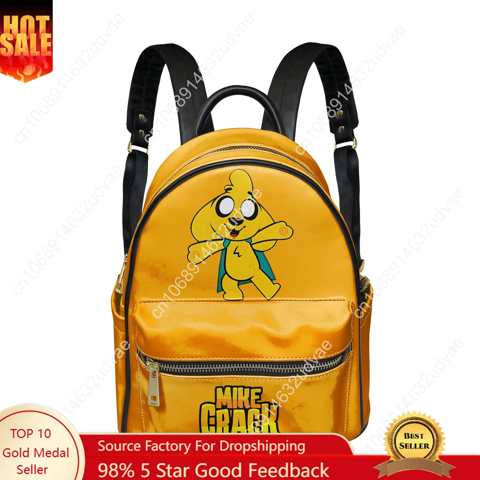 Mikecracks Backpack Womens Men Knapsack Personalized Text Image Double Shoulder Bag Business Bookbag Rucksack Gift Daypack