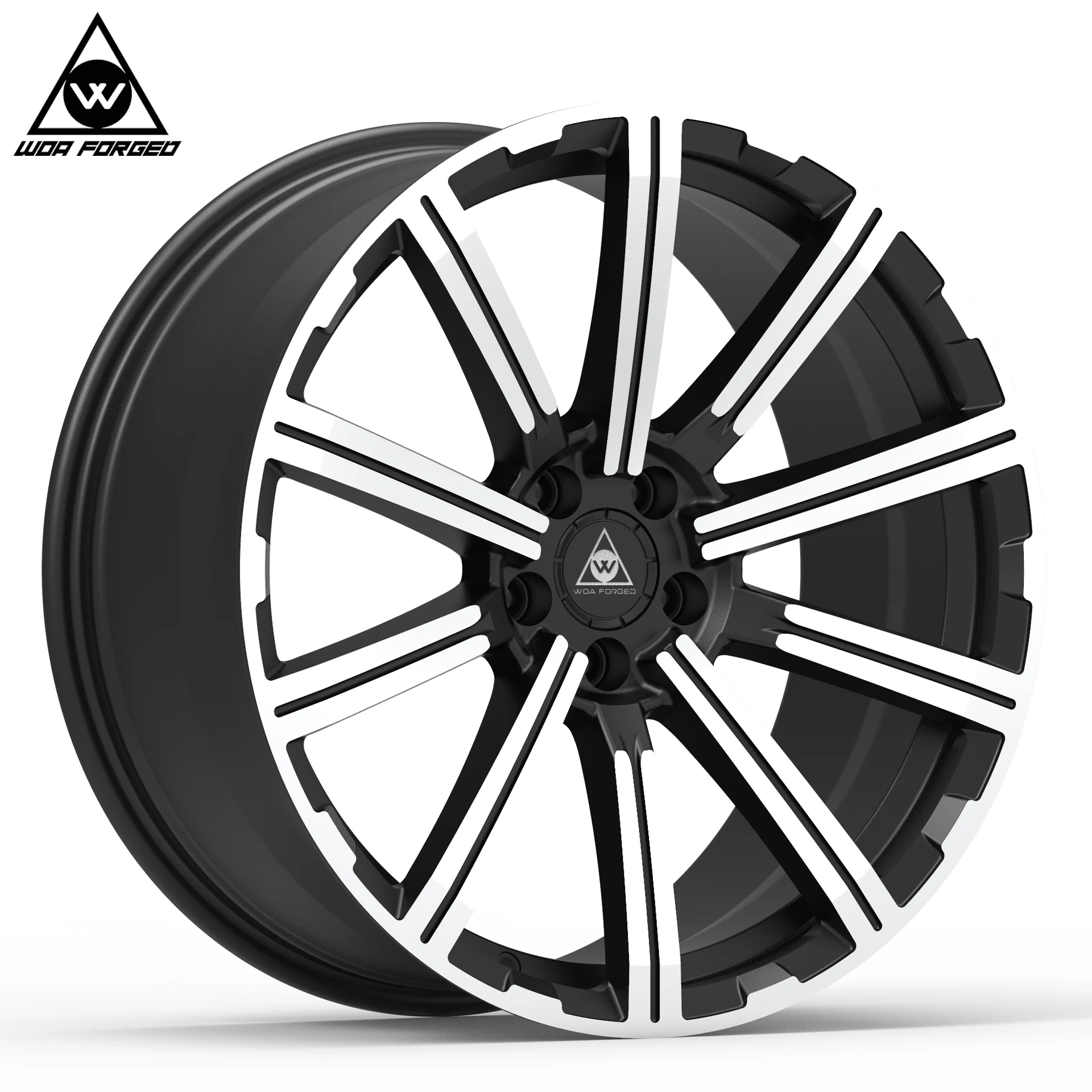 

Custom 10 Spoke 18 19 20 21 22 Inch PCD 5x112 5x114.3 5x120 Passenger Car Wheels Gray/Black Forged Car Wheels for Land Rover