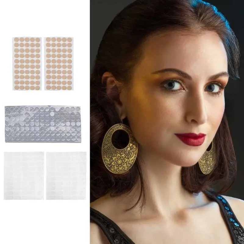 300Pieces/Set Comfortable Earring Supports Stabilizers Plastic Earring Cushion