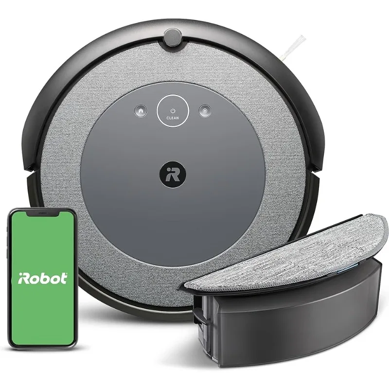 iRobot Roomba Combo i5 Robot Vacuum & Mop - Clean by Room with Smart Mapping, Works with Alexa, Personalized Cleaning Powered OS