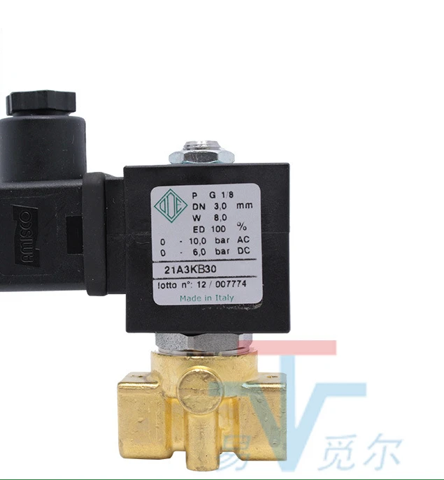 Electromagnetic Valve 21a3kb30 Dn6 Imported Micro Direct Acting Two Way Electromagnetic Switch Water Valve