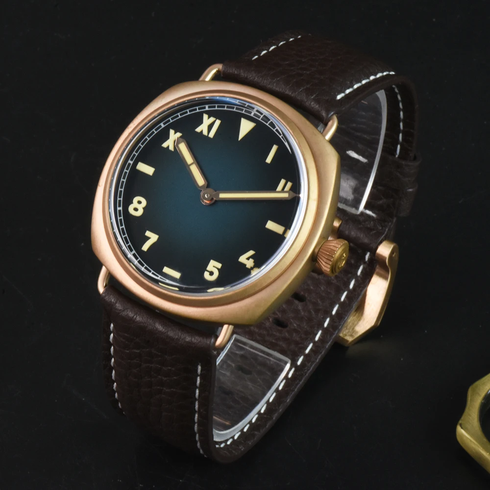 

Hruodland 2025 New Men Quartz Watches Ronda 502 Bronze Waterproof 200m 2 Hands Simple Design Sapphire Crystal Reloj Hombre