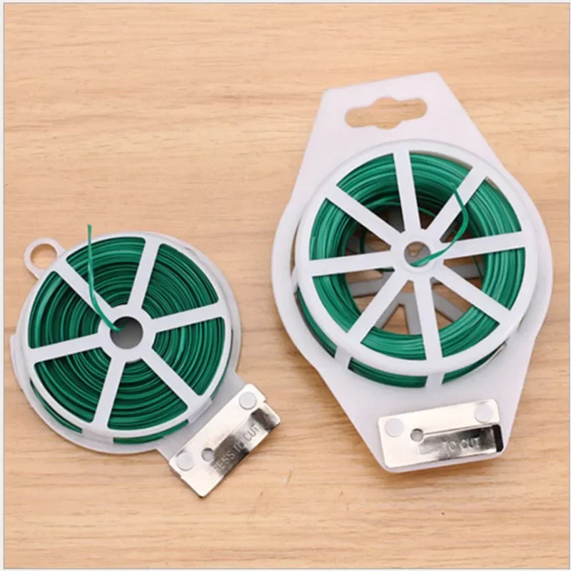 

20/30/50/100m Gardening Flowers and Trees Climbing Cane Fixed Line Garden Lace Up Wire Twist Ties Binding Climbing Plants Stake