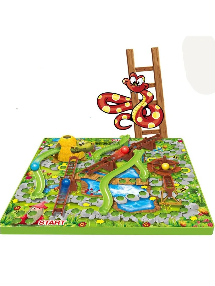 

Children's puzzle game game 3D three-dimensional snake chess flying chess exercise children thinking toys