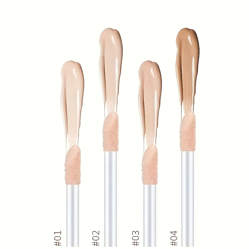 4 sets of eye concealer, multi-functional eye and face concealer, matte liquid eye concealer effect, lasting waterproof and not