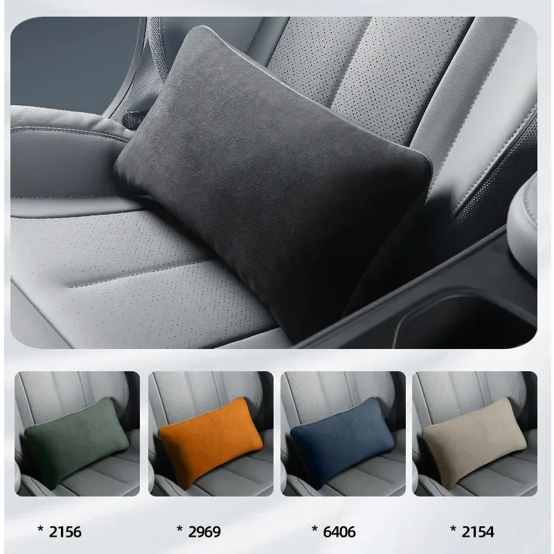 Alcan tara Car Seat Lumbar Support Pillow Memory foam Soft  Lumbar Cushion for Mercedes Travel Pillow Auto Parts