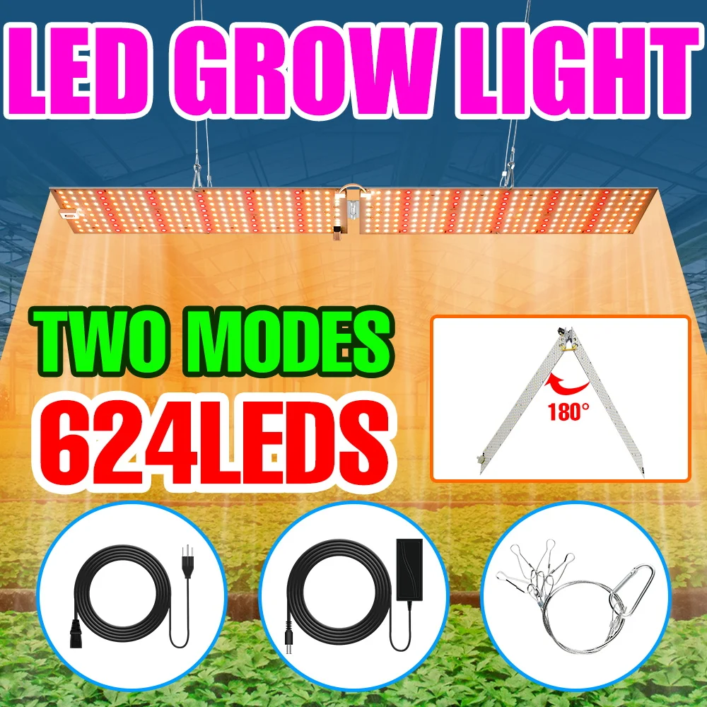 

LED Grow Lights Full Spectrum Panel Phytolamp LED Quantum Board Indoor Cultivation Lamp For Plants Seedlings Greenhouse Tents