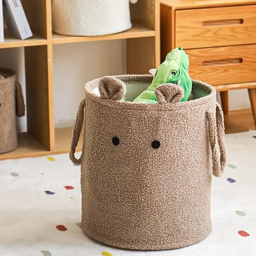 

Cute Children Room Storage Basket Large Capacity Space Saving Cartoon Folding Basket Soft Sundries Storage Bag Kids Toys