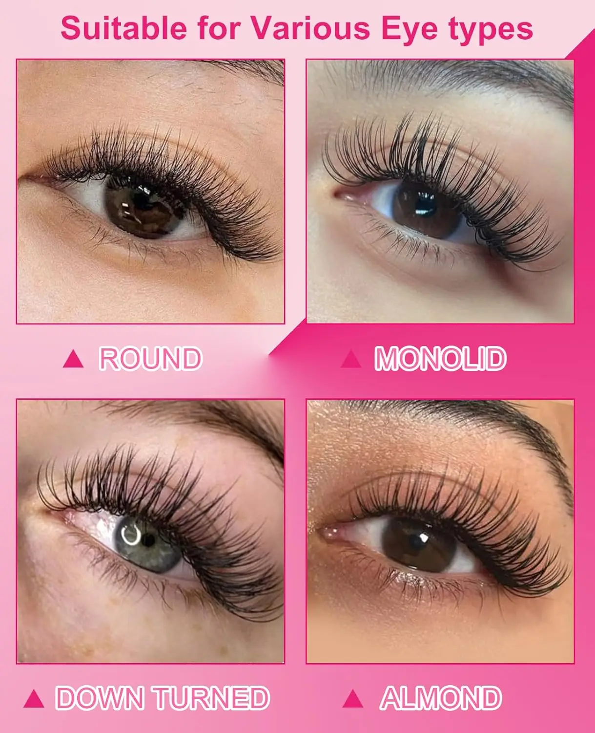 Ciglia incollate 5 paia Ciglia con striscia a pressione Ciglia autoadesive Ciglia morbide e sottili Nessuna colla necessaria Ciglia finte (EMEDA-BB)