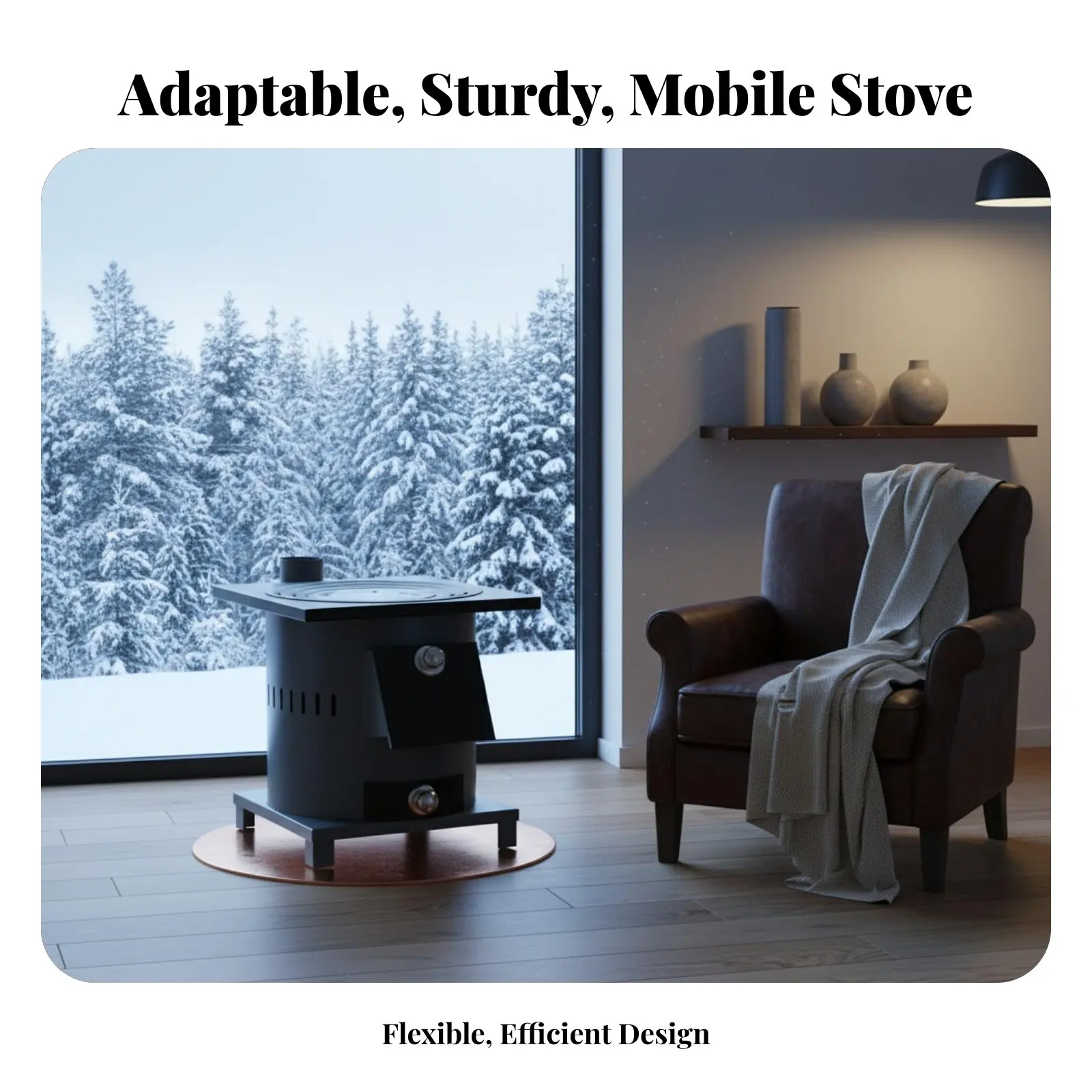 

Утолщенная энергосберегающая дровяная печь, большой передвижной домашний обогреватель, многотопливный экологичный отопительный прибор