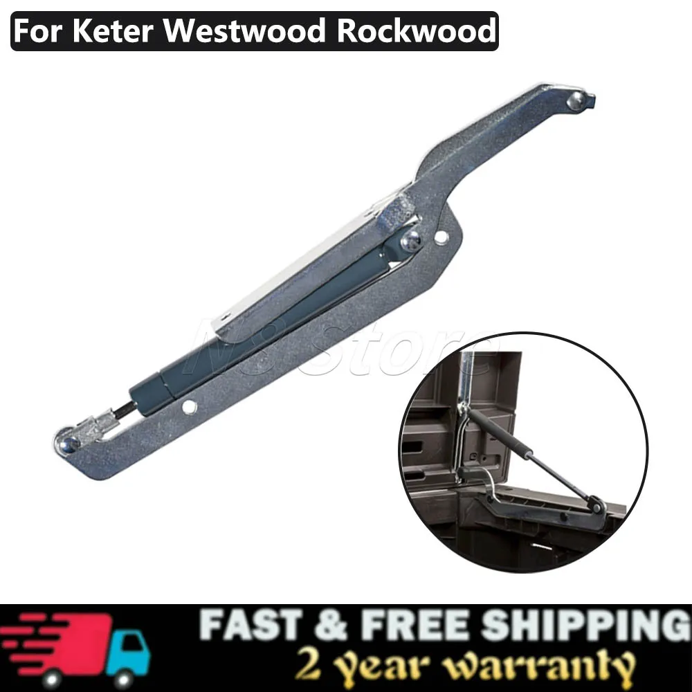 Replacement SOP Piston Hinge Gas Pressure Jack Lift for Keter Westwood Rockwood Borneo Sumatra Deck Box