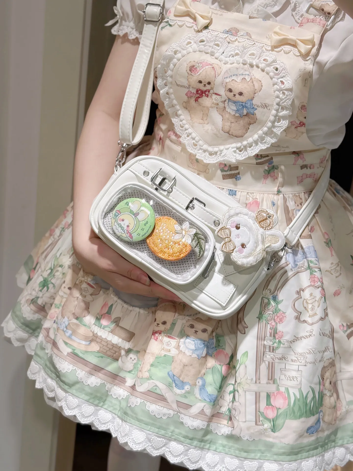 Girl's Handbags Versatile Portable Transparent Ladies Hand Bags Small Food Volume Two-dimensional Top-Handle Bag for Women