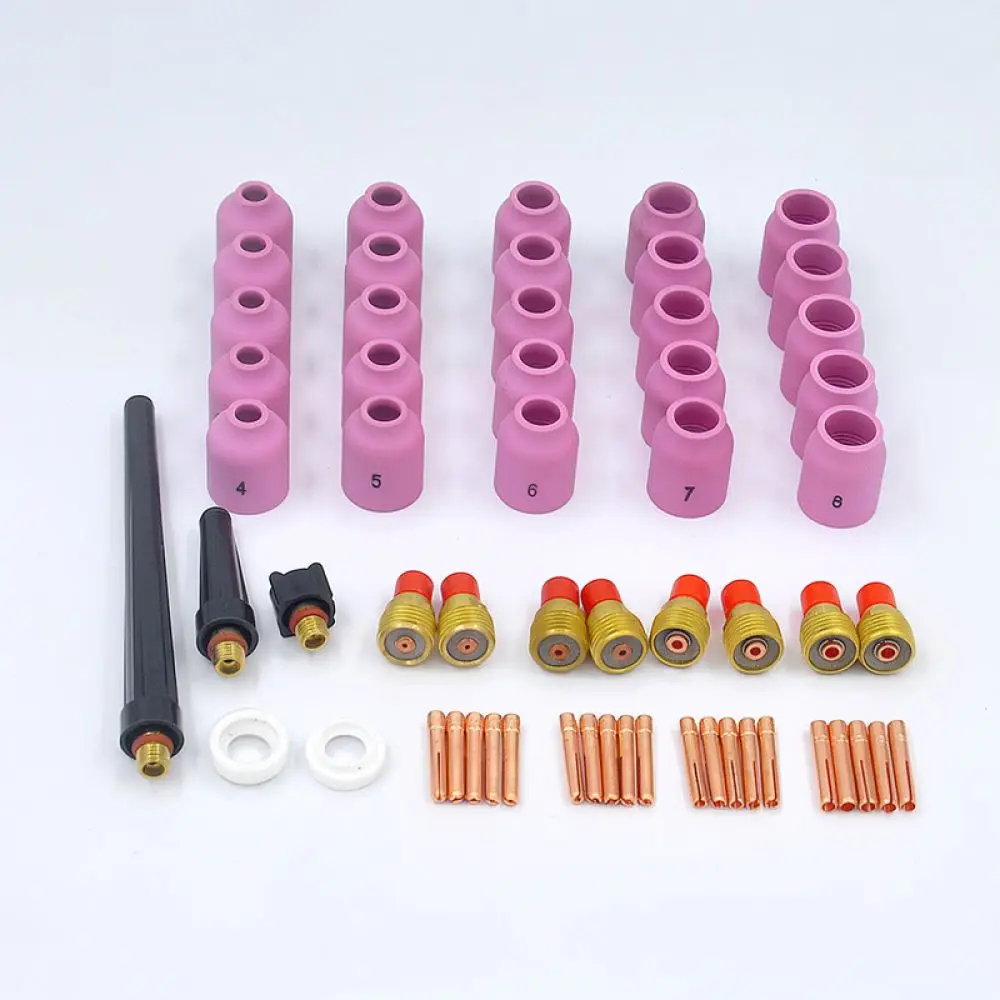 Professional Welding Consumables For TIG WP9 WP20 WP25 Torch Ceramic Cup Collet Body Electrode Clamp Repair Tools