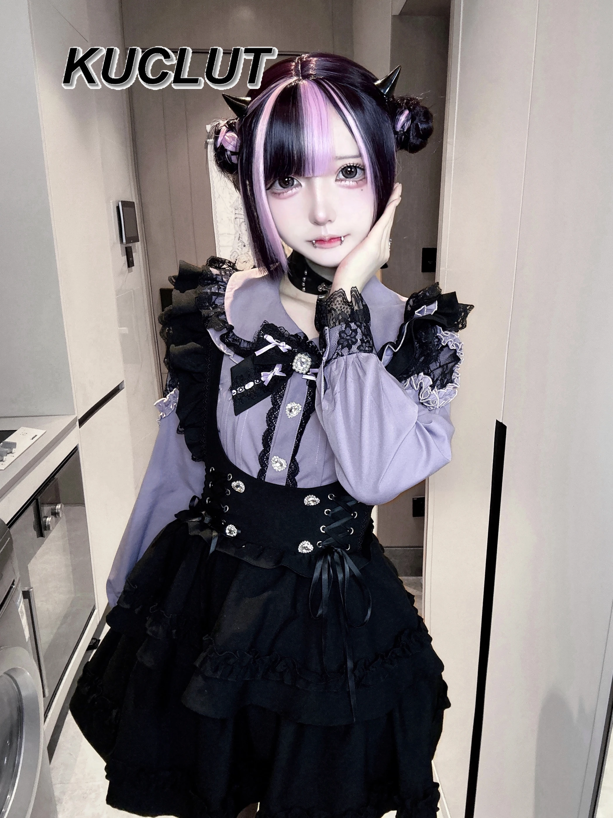 

Japanese Style Casual Suit Mass-Produced Long Sleeve Shirt and Strap Skirt Set Fashion Spring Autumn Womens Two Peice Sets