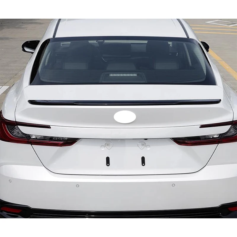 Car Accessories Fit For Toyota Camry Sedan 2025 2026 9th ABS Glossy black carbon fibre Rear Door Tail Trunk Spoiler Wing Lip