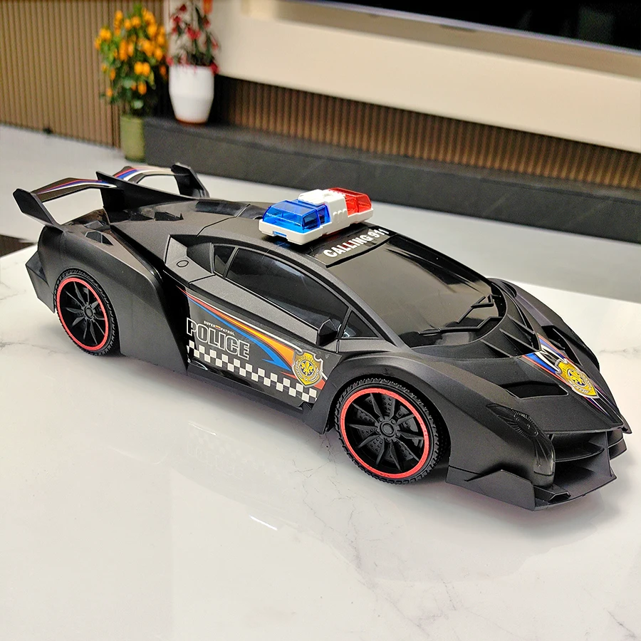 

Украшение модели полицейского автомобиля, детская игрушка-инерционная машина, игрушка-домик для мальчиков и девочек, модель игрушечного автомобиля для мальчиков, подарок на день рождения
