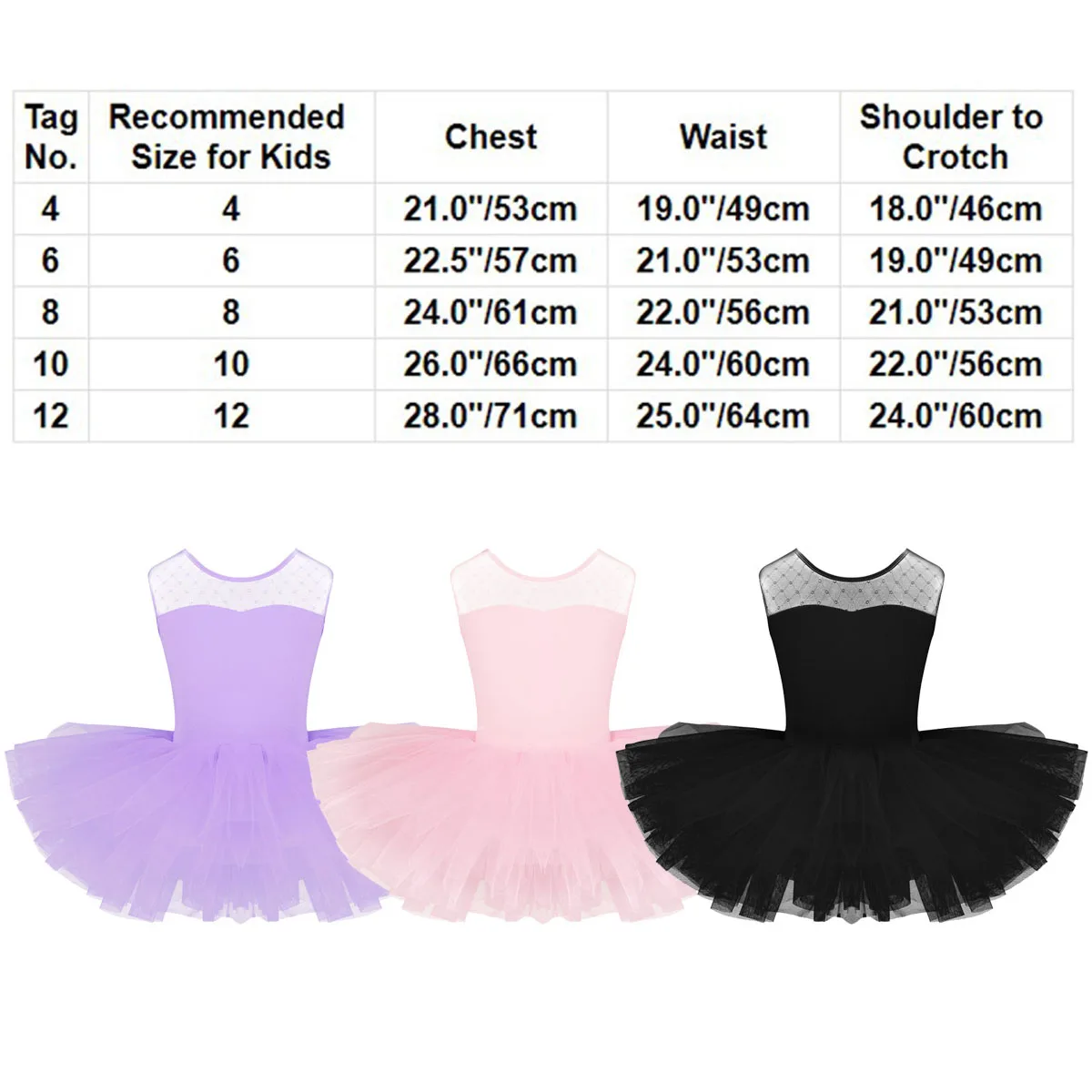 Ballet Dress Kids Cotton Ballet Tutu Dress Leotard Girl Mesh Splice U-shaped Back Gymnastics Dancewear Ballerina Party Costumes