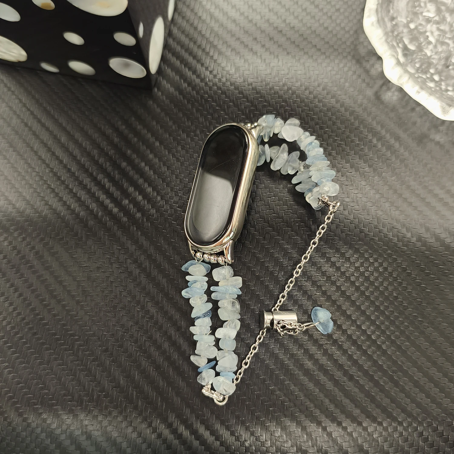 Fortschrittliches unregelmäßiges Kristallstein-Armband für Redmi Watch 4/5/6 für Xiaomi 8 9 10 Pro Mädchen-Armband für Huawei-Armband 8/9/10 – Detail 10