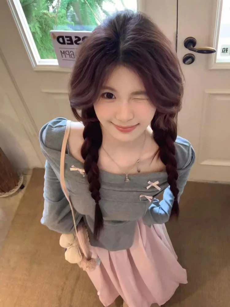 

Весенний модный комплект: длинное платье и верхняя одежда для женщин, комплект для миниатюрных, премиум-класс, элегантный и простой стиль, повседневная одежда