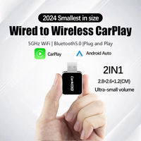 New Wireless Android Auto CarPlay Smallest Size Adapter 2in1 AI Box Car Wired To Wireless USB Dongle for VW Hyundai Toyota Honda