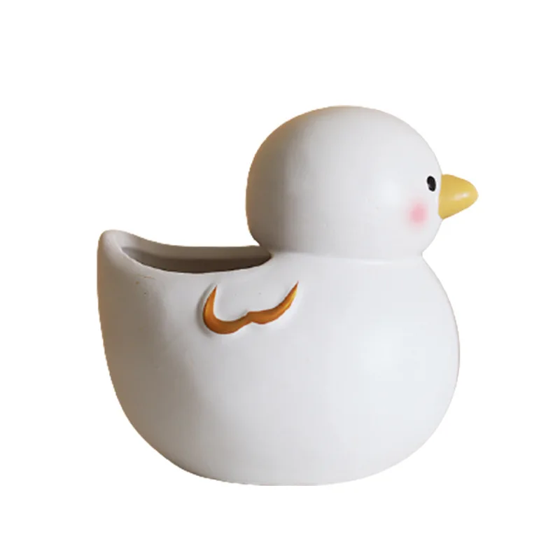 Creative Succulent Ceramic Flowerpot Cactus Succulent Plant Pot Oil Duck Home Homestay Desktop Balcony Decoration Ornament