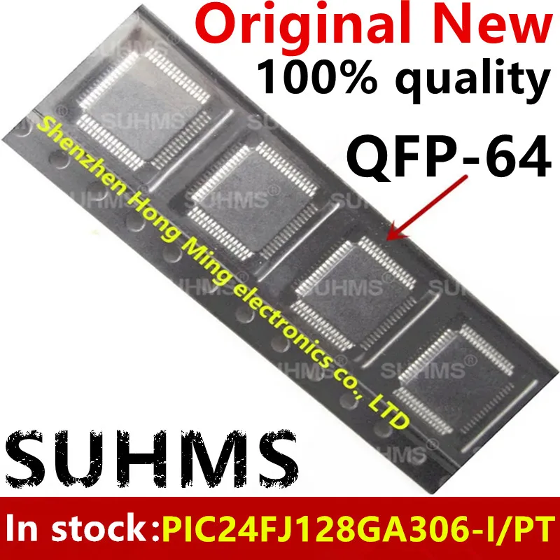 

(10piece)100% New PIC24FJ128GA306-I/PT PIC24FJ128 GA306-I/PT QFP-64