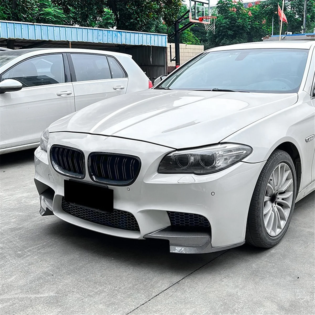 

Для BMW 5 серии M5 F10 2011-2017 передний бампер, угол губ, диффузор, сплиттер, спойлер, защита из углеродного волокна