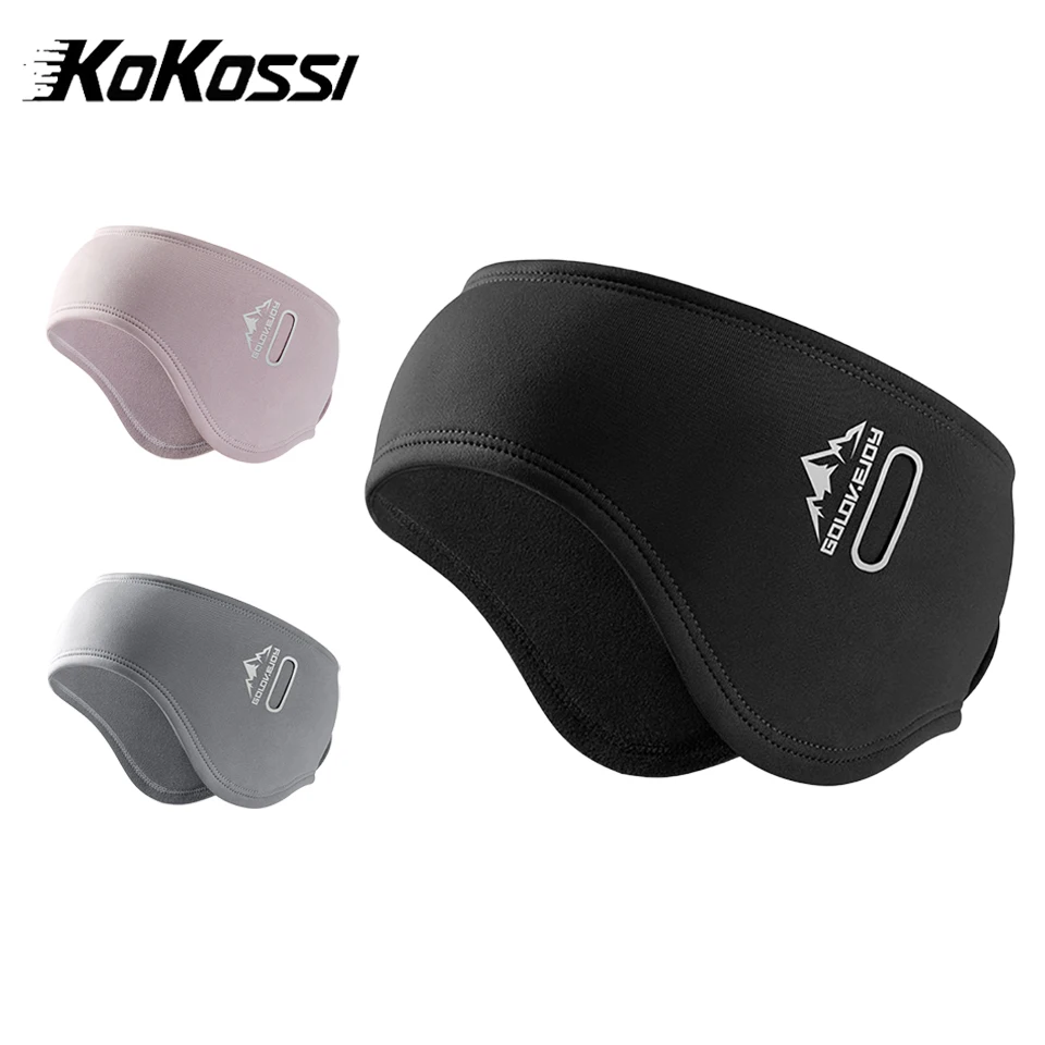 KoKossi Scaldaorecchie invernali Sport Fascia per le orecchie Protezione per le orecchie Cuffie termiche per la stagione fredda Addensare Ciclismo Sci Corsa per uomo Donna