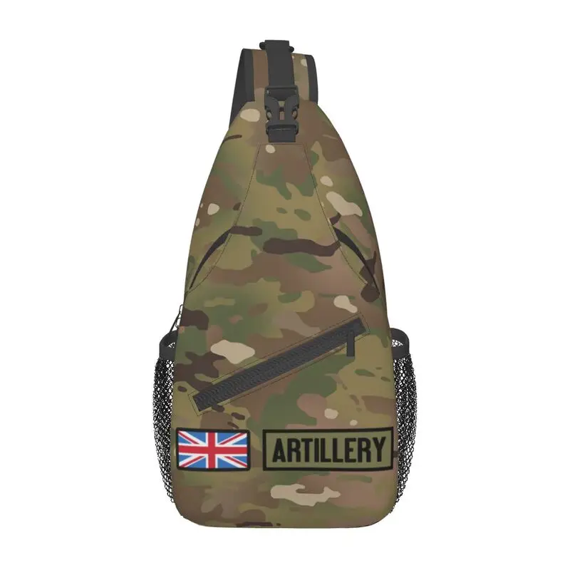 Union Jack British Flag Artillery Sling Chest Crossbody Bag Men Cool Shoulder Backpack for Traveling