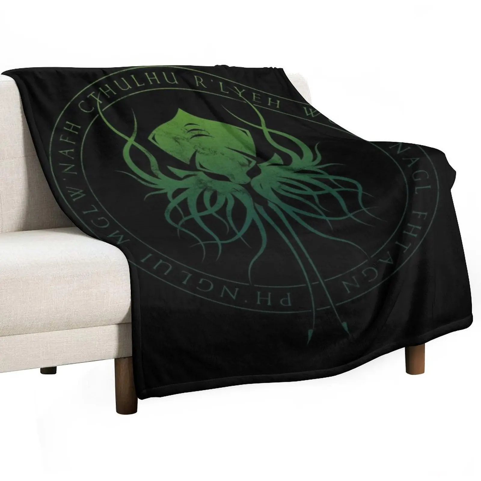 

Cthulhu Sigil (poison) Throw Blanket Retros Thins Bed For Decorative Sofa Blankets