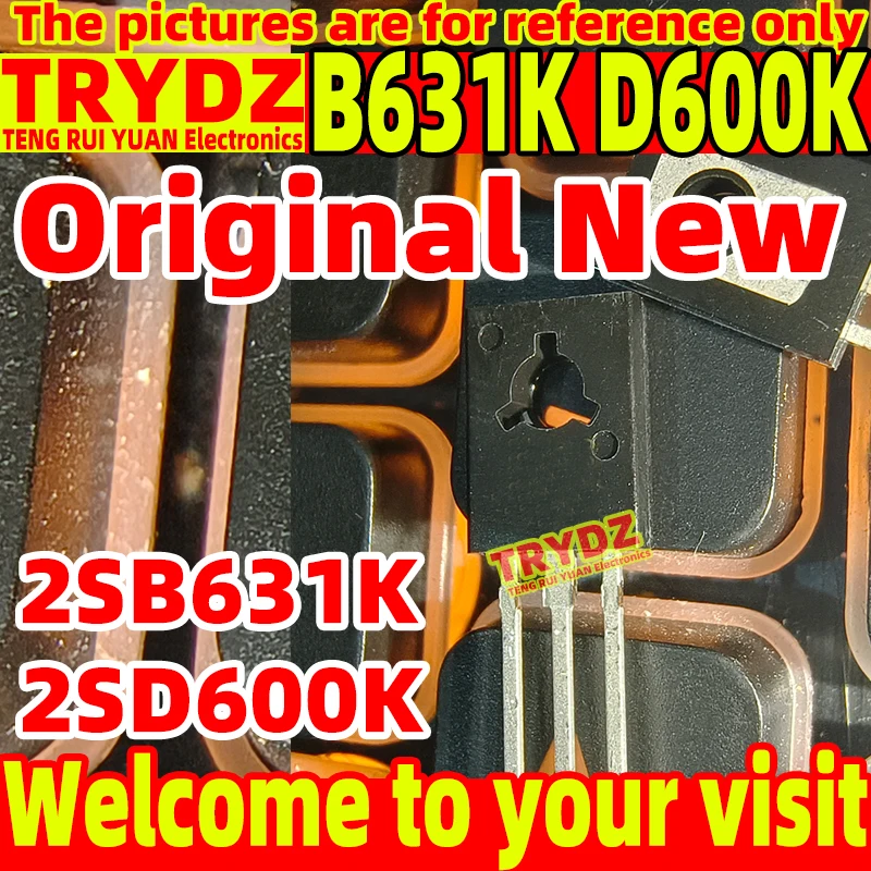 50-5pcs Original New 2SB631K 2SD600K B631K D600K TO-126F