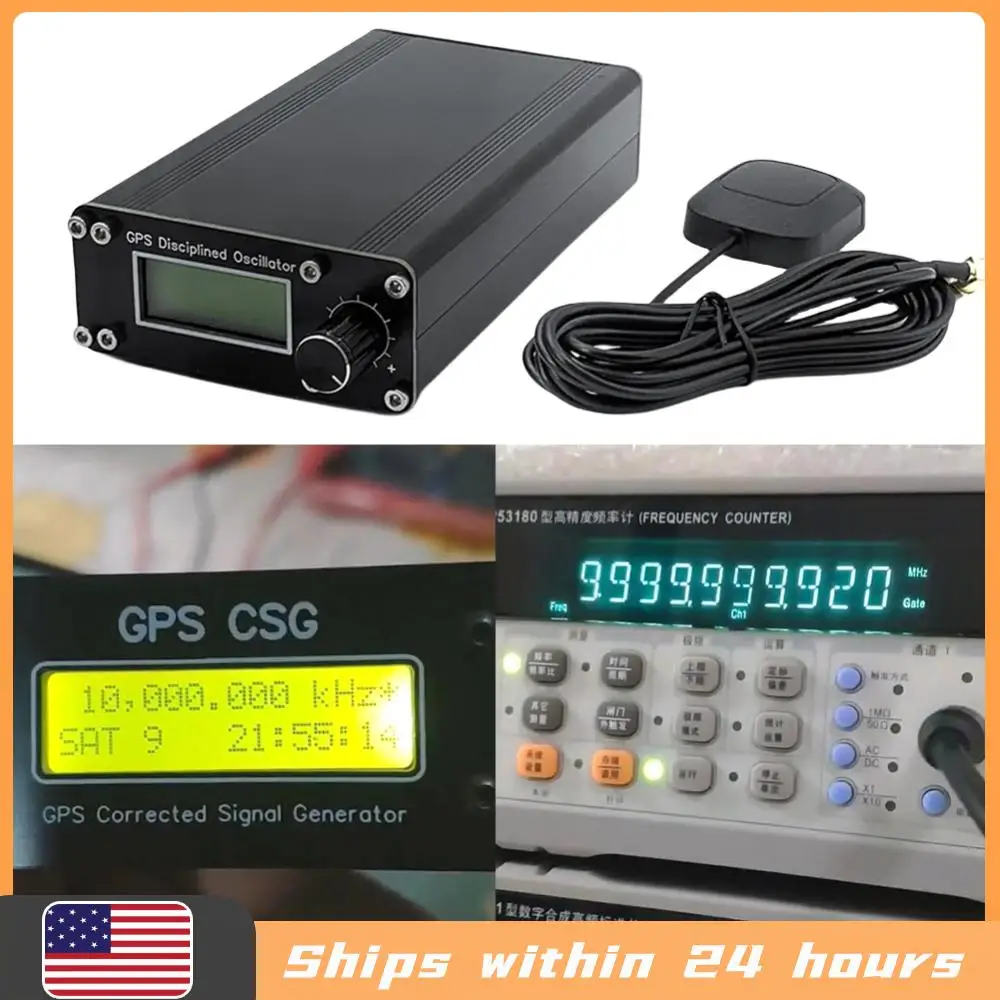 

Low Temperature Drift GPSDO GNSS Disciplined Clock 10MHz Square Wave 10dBm Output OCXO for Audio Decoders/Frequency Meters