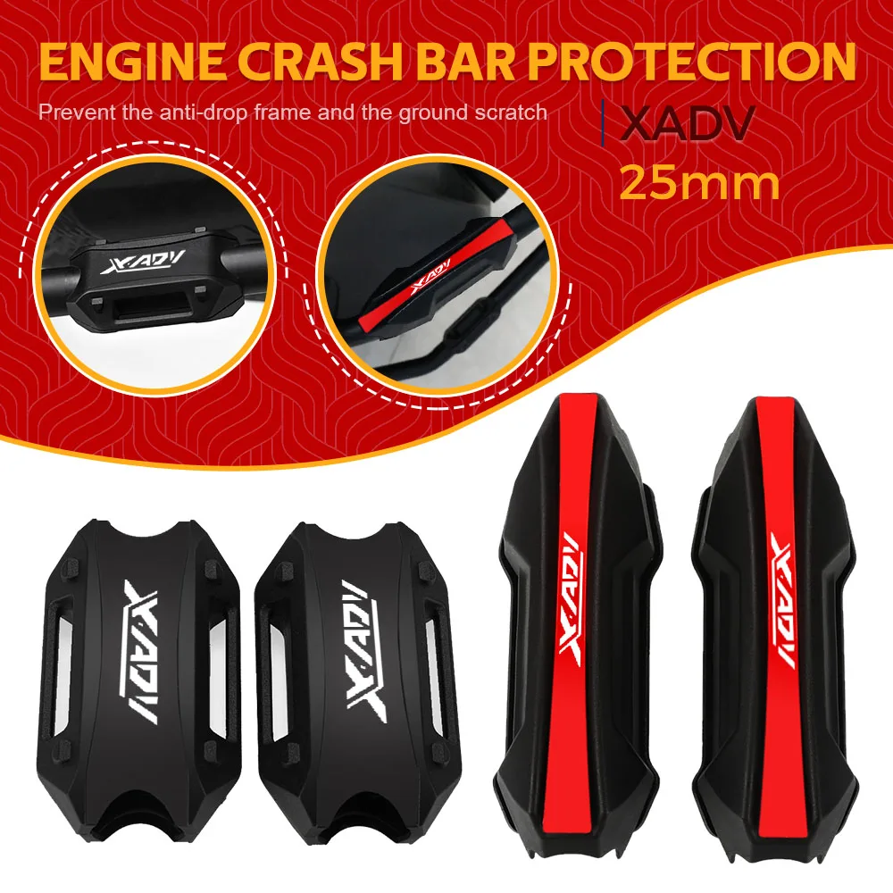 For HONDA XADV 750 X-ADV 750 300 750 1000 2017-2024 Motorcycle Accessories Engine Guard Crash Bar Bumper Protectors Blocks