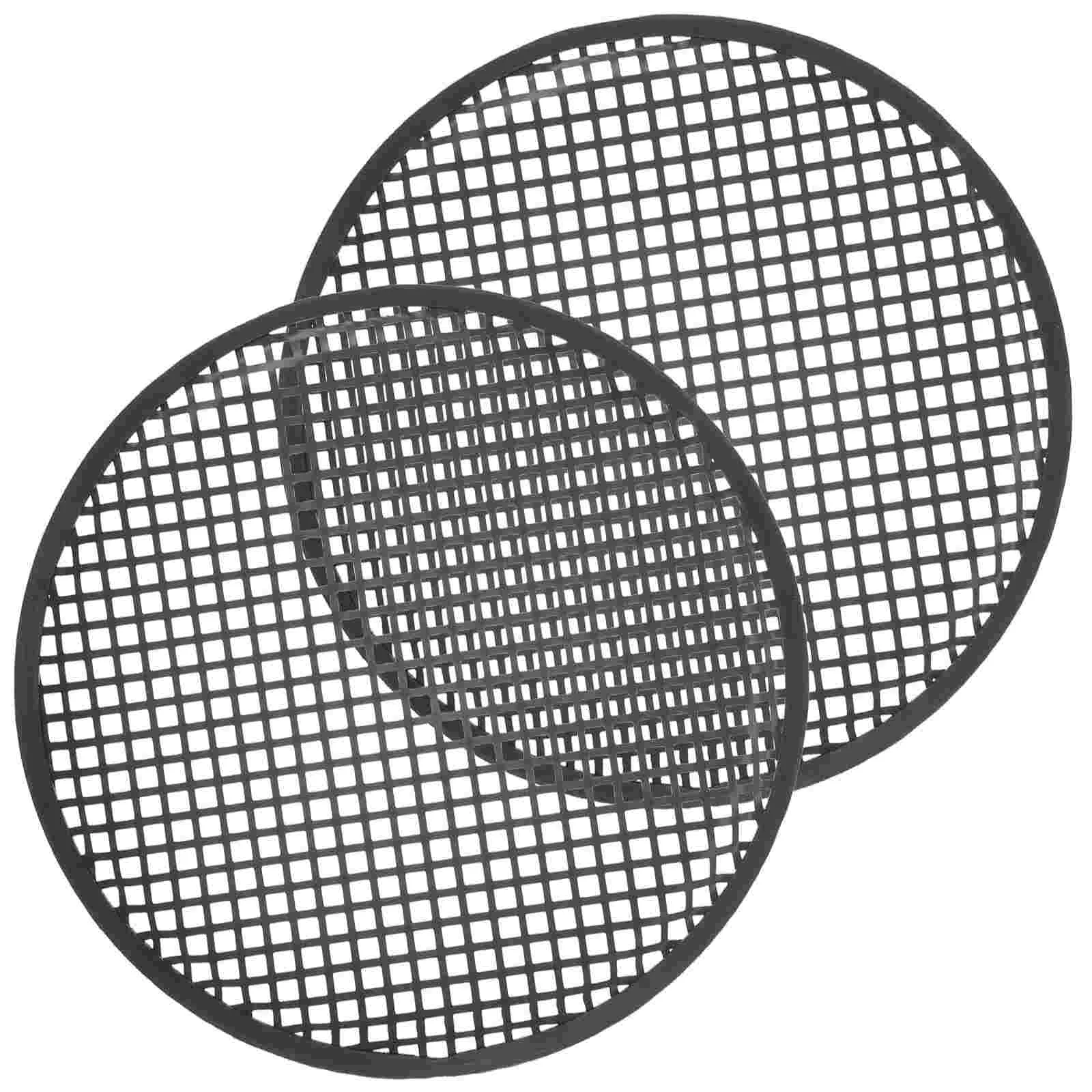 Speakers for Car Sound Grille Subwoofer Refitting Protection Net Protector Black Iron