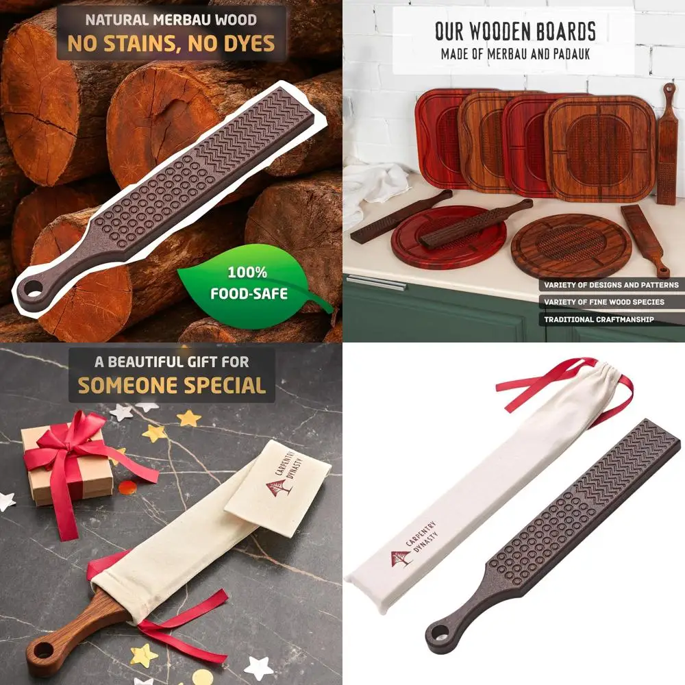 

Доска для макарон из дерева Merbau ручной работы — экзотическая машина для изготовления гвинчи из твердой древесины, Cavatelli, Garganelli с инструментами для узоров масла