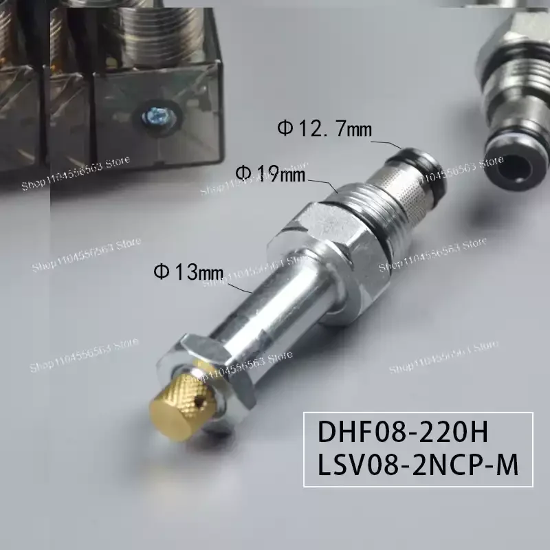 

Hydraulic Threaded Cartridge Solenoid Valve (DHF08-220H/SV08-20-M/LSV-2NCP-M) - 2-Position 2-Way Pressure Relief Valve