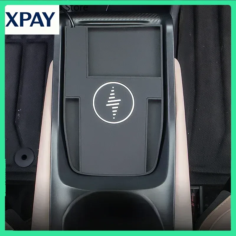 

Новый модуль беспроводной зарядки для BYD Seagull 23-25, обновление зарядного устройства 15 Вт, силиконовая накладка, модифицированные аксессуары, автомобили