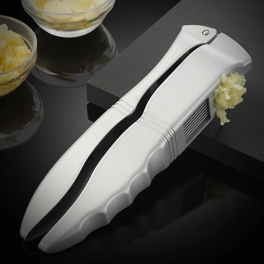 

Aluminum Alloy Garlic Press Mincer Crusher Manual Food Processor Kitchen Gadget Puree Maker Chopper Household Tool