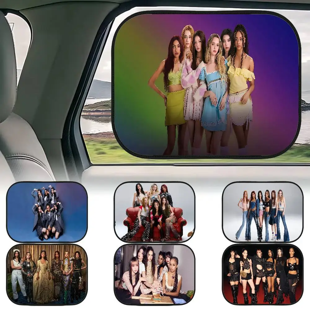 

K-KATSEYE Универсальный 1 шт. автомобильный адсорбционный солнцезащитный козырек для бокового окна, солнцезащитный козырек, автоматический солнцезащитный козырек для детей и взрослых