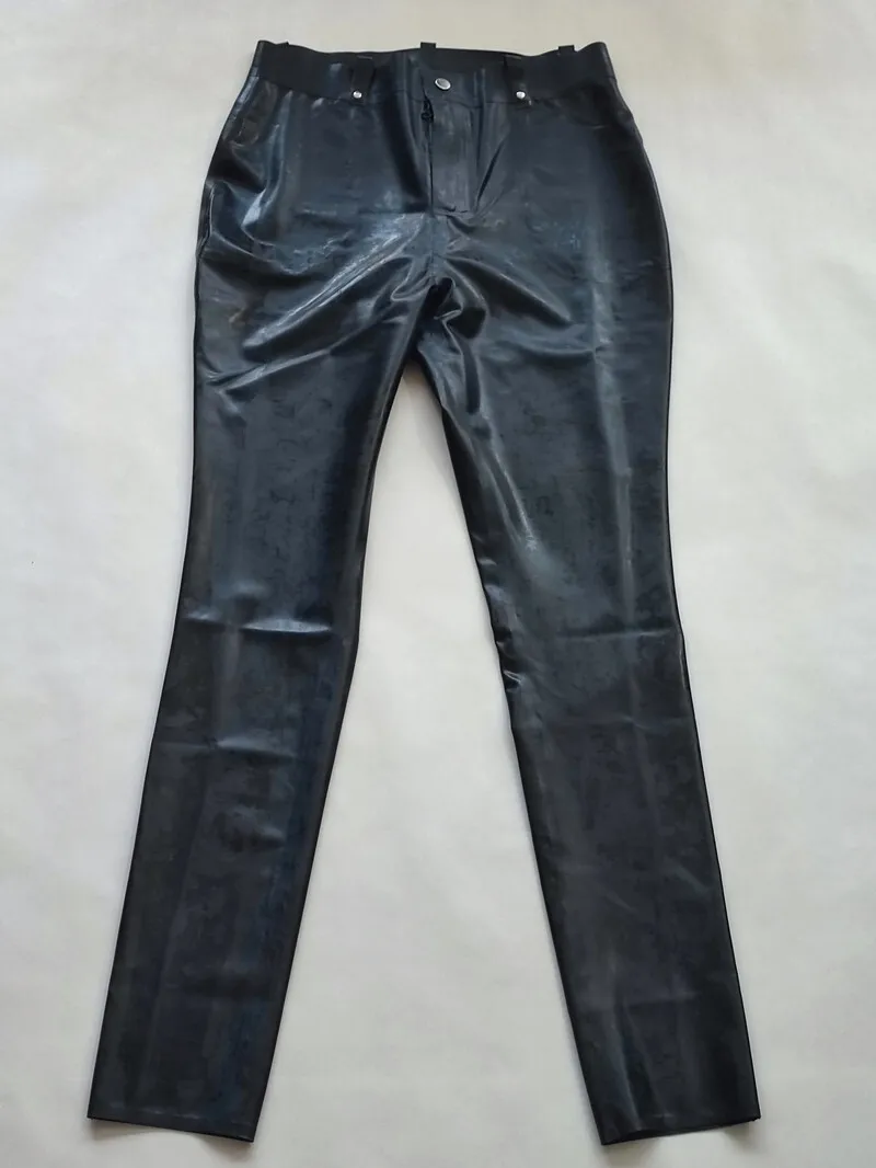 Handmade Latex Rubber Gummi Halloween Cosplay trousers pants Masquerade Party