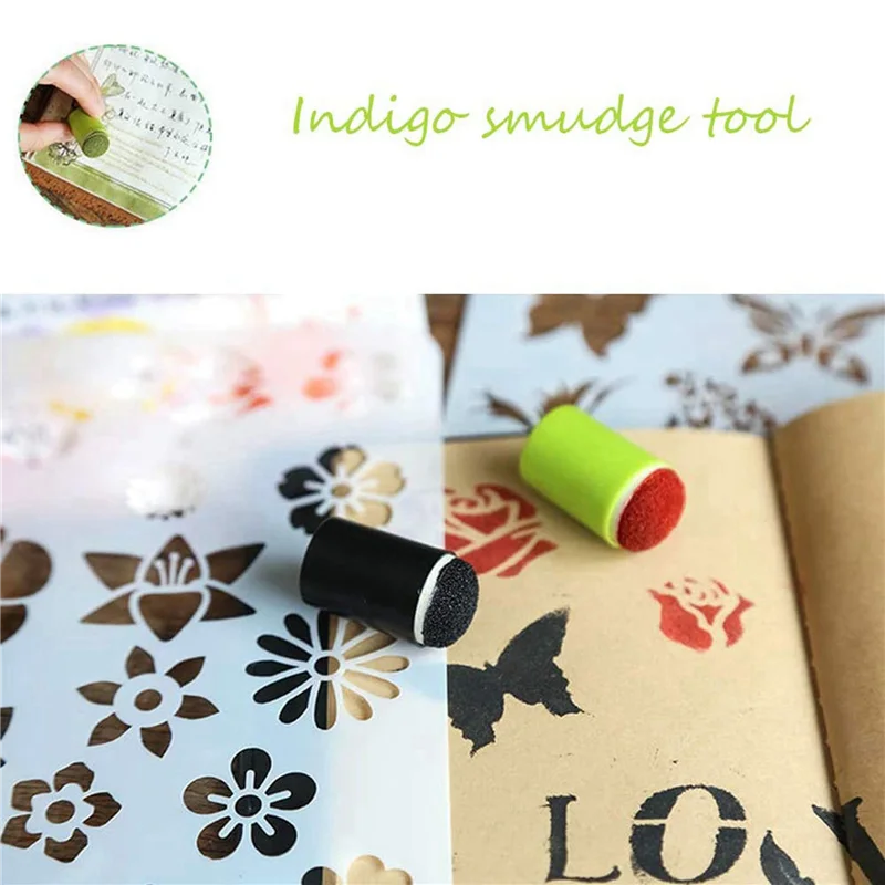 160 Pcs Finger Sponge Daubers Finger Painting Sponge Craft Drawing Sponge Dauber Set For Painting Art Ink Crafts Card-Y18A