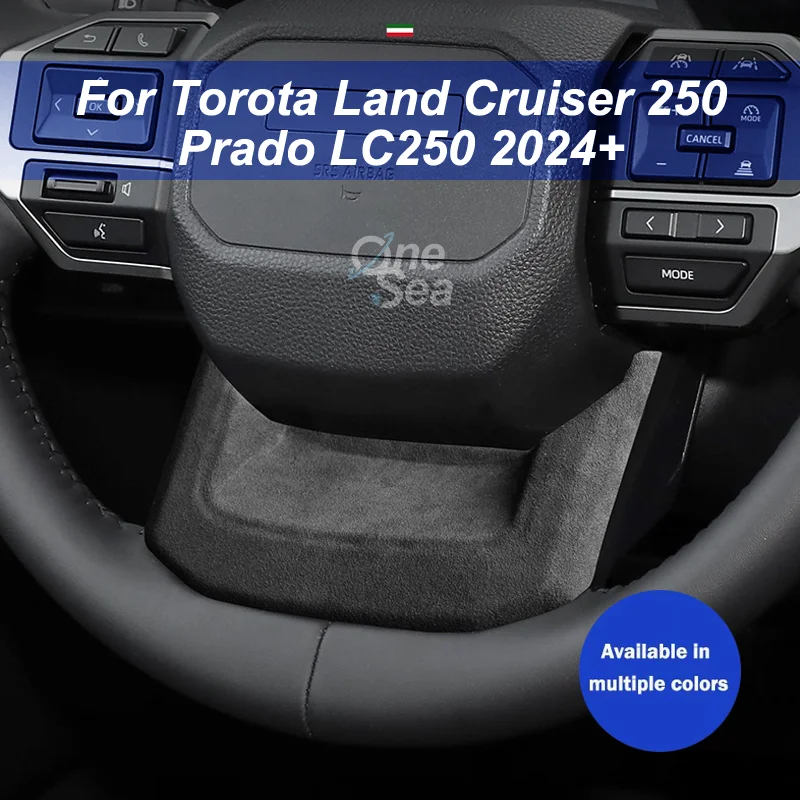 

Fur Steering Wheel U-Shaped Cover Interior Modification Special Cover For Toyota Land Cruiser 250 2024 1958 Prado LC250