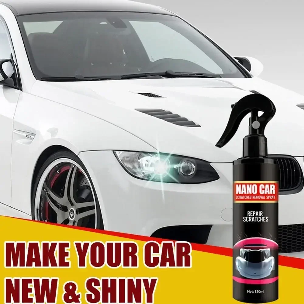 120ml Nano Car Scratch Removal Spray Repair Nano Spray Scratches Car Scratch Repairing Polish Spray Car Ceramic Coating