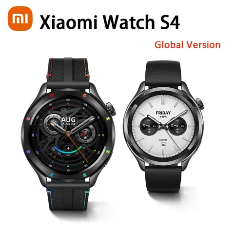 글로벌 버전 Xiaomi Watch S4 Bluetoorth Watch 듀얼 주파수 GNSS 150+ 스포츠 모드 긴 배터리 수명 무선 스마트 시계
